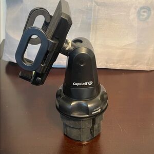 CupCall Black Adjustable Phone Holder